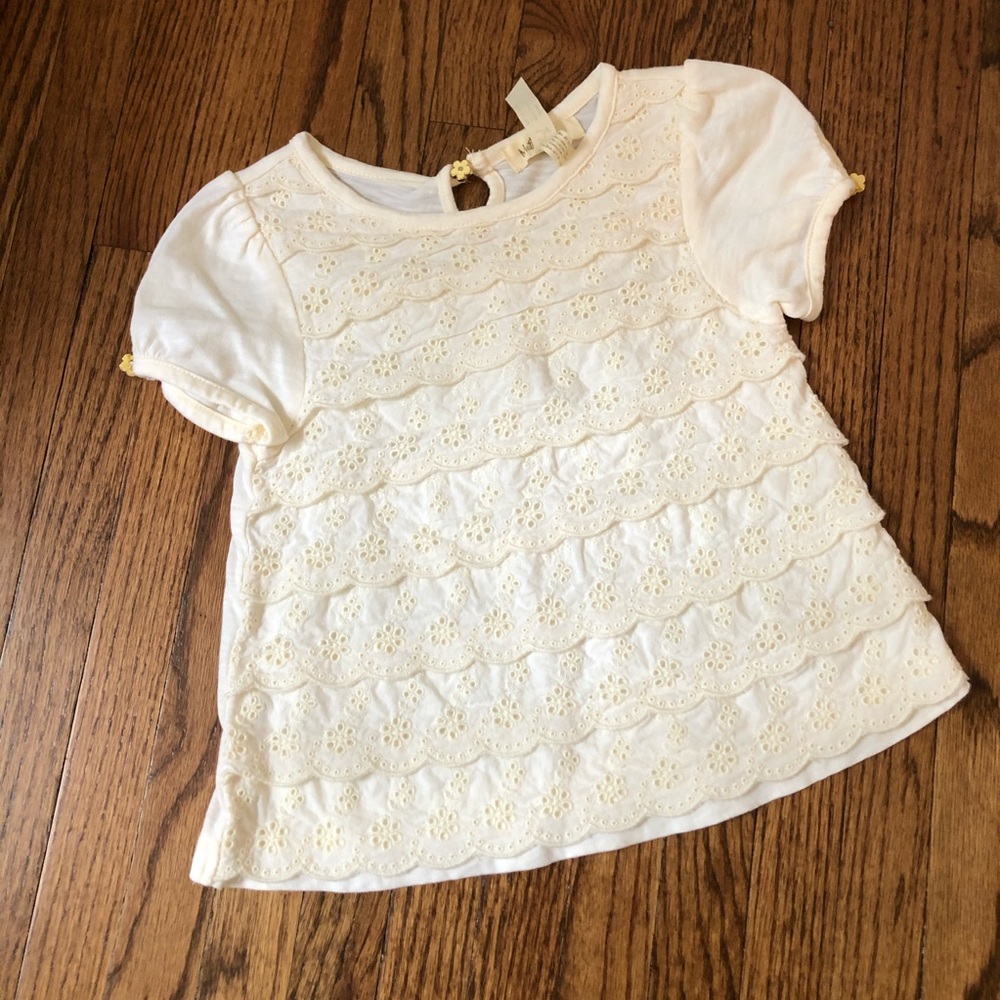 Matilda Jane Ruffle Shirt Size 2